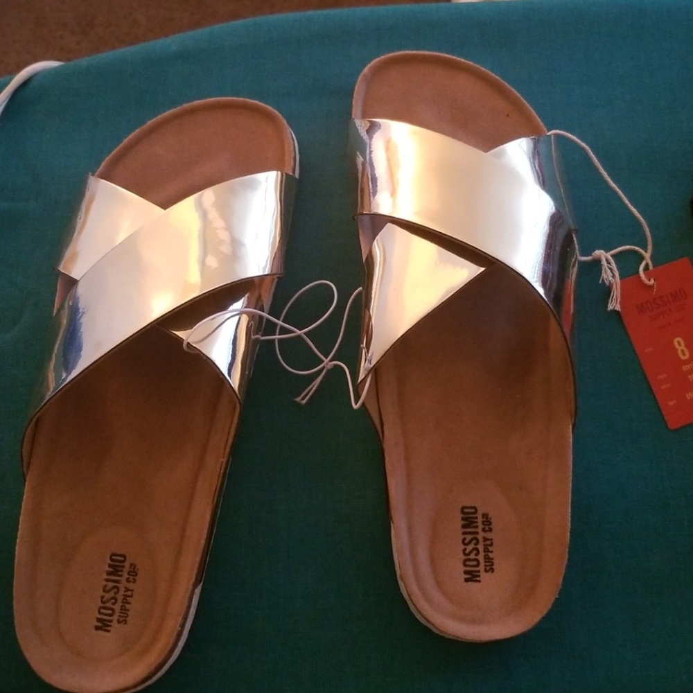 Gold sandals